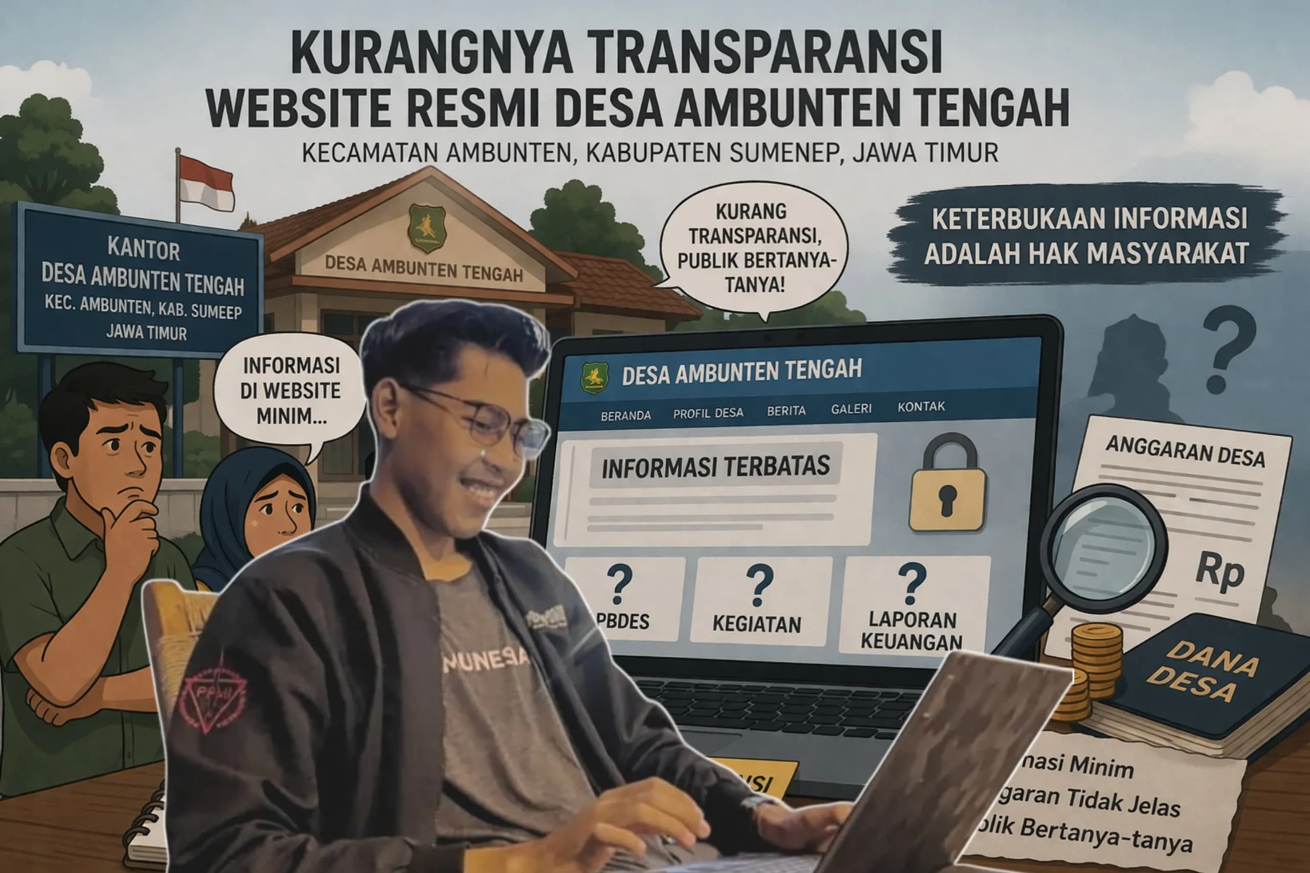 Soroti Minimnya Informasi Publik, Pemuda Pelat Zone Desak Optimalisasi Website Desa Ambunten Tengah (Ilustrasi)