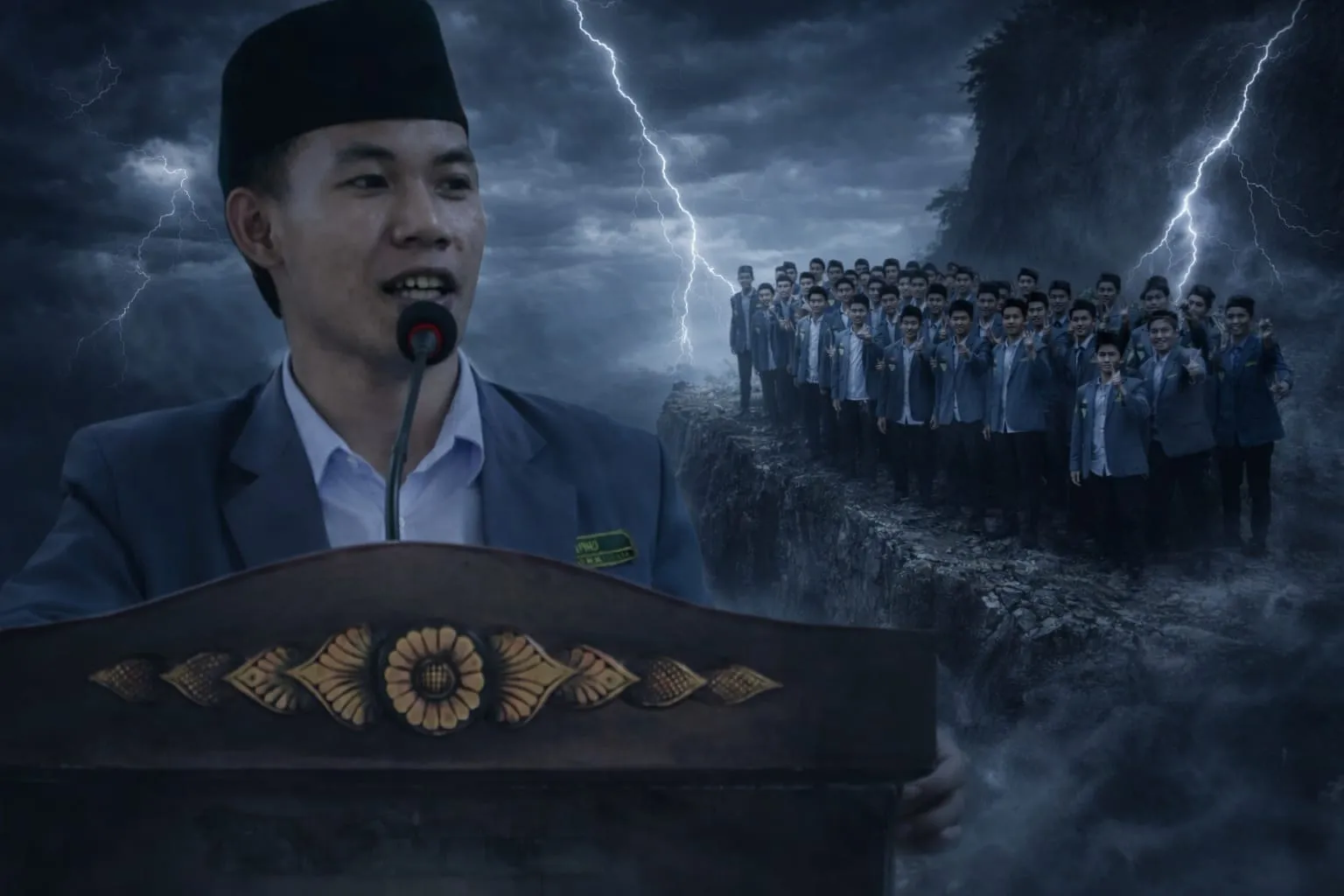 Konfercab PC IPNU Sumenep di Tepian Jurang (Ilustrasi)