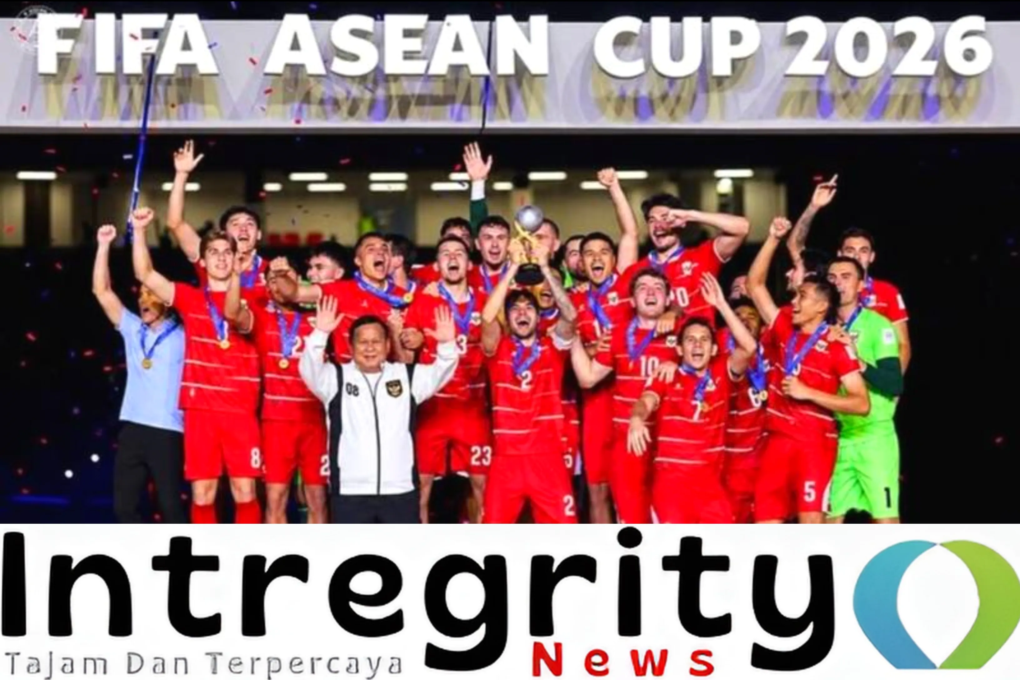 Disaksikan Langsung Presiden, Timnas Indonesia Pertama Kali Juara FIFA ASEAN Cup 2026 (Ilustrasi)
