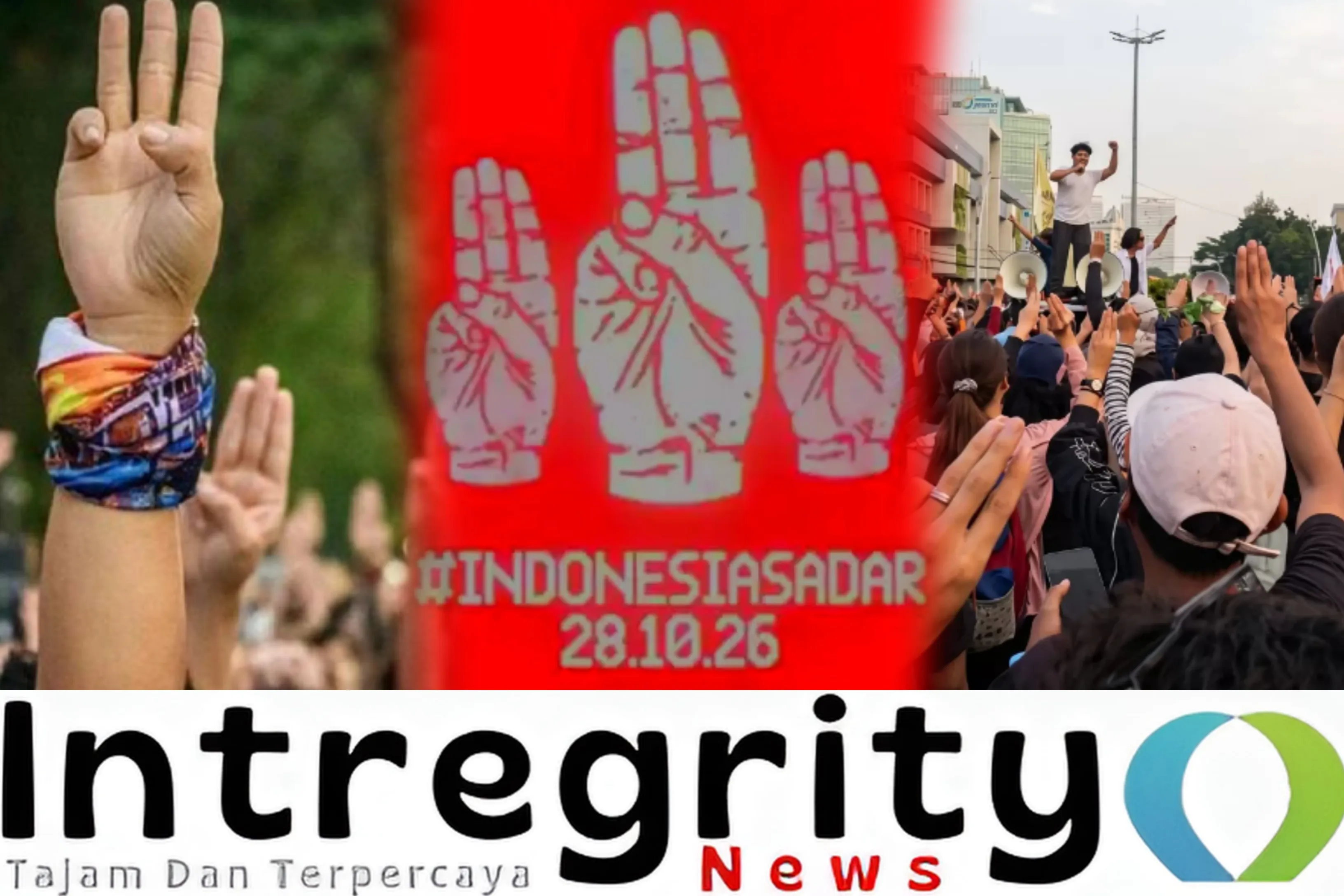 Salam Tiga Jari Kembali Muncul dalam Demo BEM UI, Apa Maknanya? (Ilustrasi)