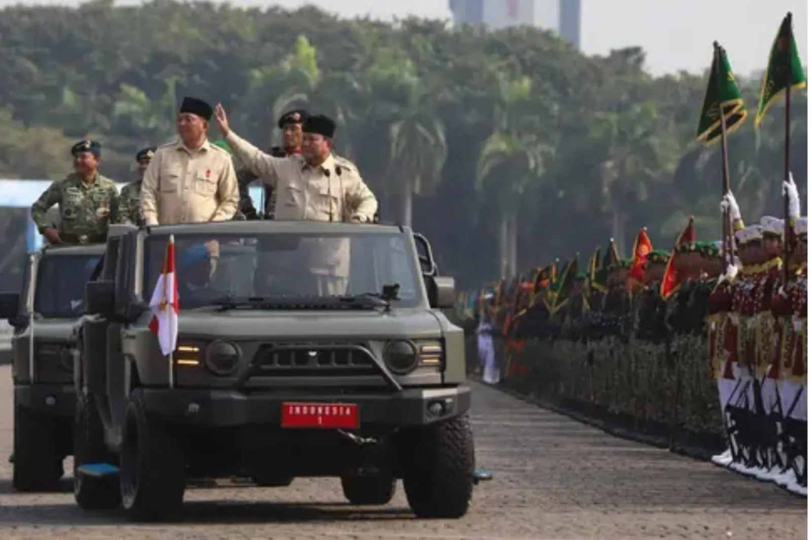 Puncak HUT ke-80 TNI: Presiden Prabowo Pimpin Upacara, Tampilkan Defile Alutsista Terbesar (Ilustrasi)