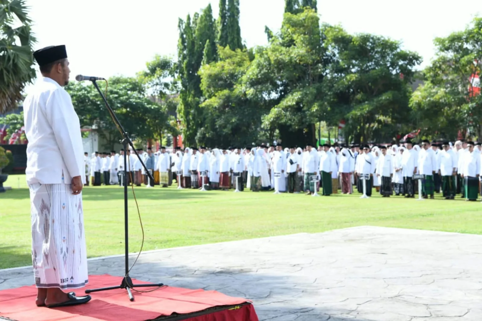 Apel Hari Santri 2025 Pemkab Sumenep, Bupati Fauzi: Santri Harus Menjadi Motor Perubahan (Ilustrasi)