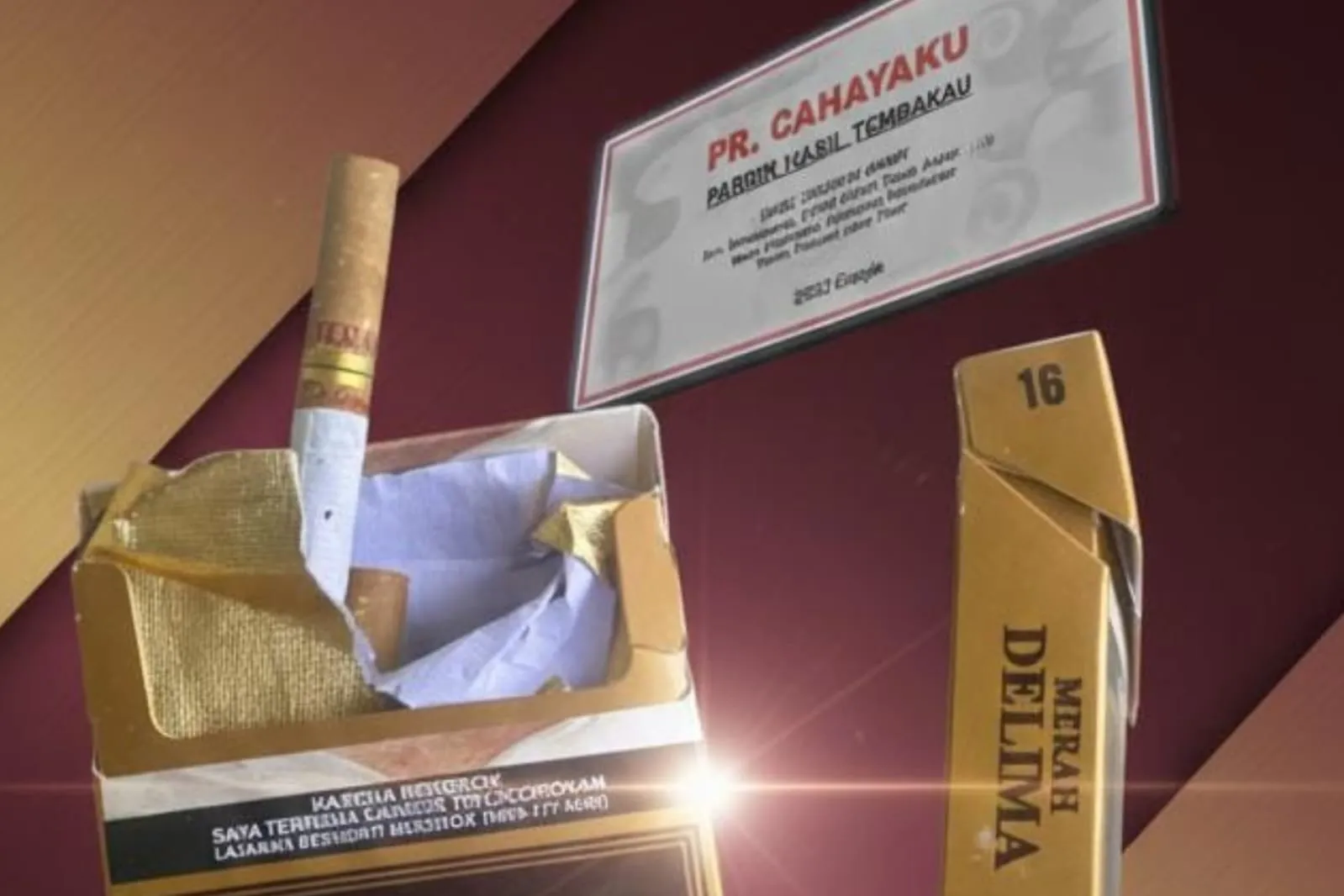 Diduga Milik PR. Cahayaku, Rokok Ilegal "Merah Delima" Merajalela, Aktivis BINKN: Pak Purbaya Harus Turun ke Madura (Ilustrasi)