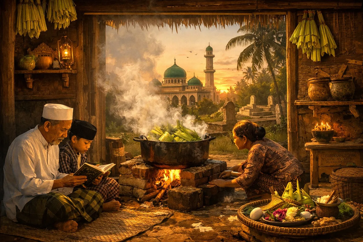 Tellasan Topa’ Lebaran Kedua yang Lebih "Magis" bagi Masyarakat Madura (Ilustrasi)