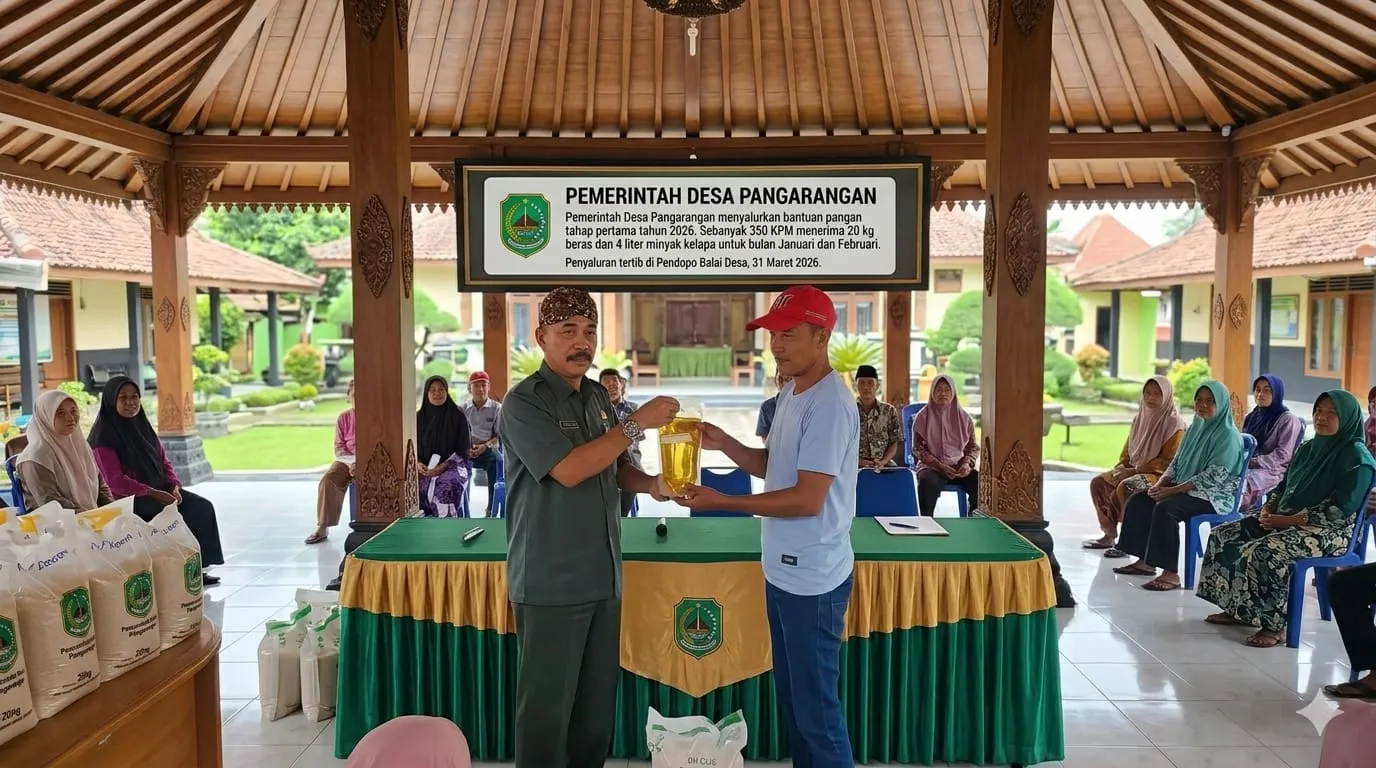 Ratusan Warga Desa Pangarangan Terima Bantuan Pangan Tahap Pertama Tahun 2026 (Ilustrasi)