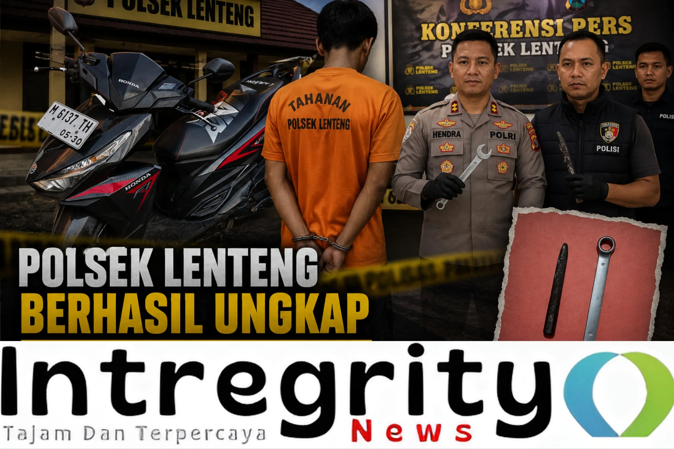 Polsek Lenteng Bekuk Pelaku Curanmor, Satu Tersangka Diamankan (Ilustrasi)