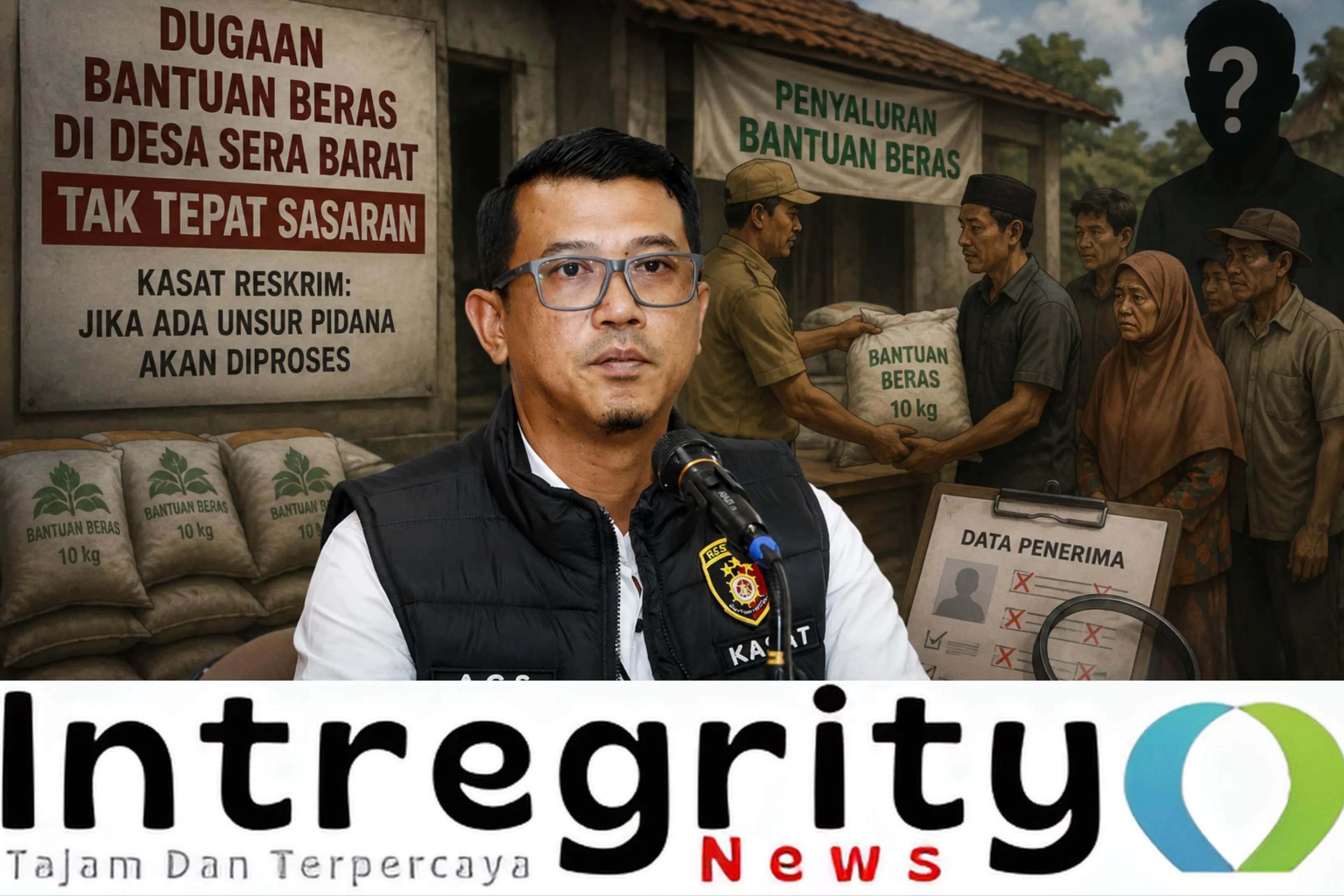Dugaan Bantuan Beras di Desa Sera Barat Tak Tepat Sasaran, Kasat Reskrim: Jika Ada Unsur Pidana Akan Diproses (Ilustrasi)